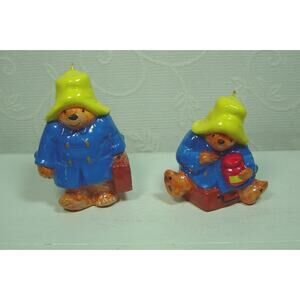 2 VINTAGE EDEN TOYS PADDINGTON BEARS ORNAMENTS--1978